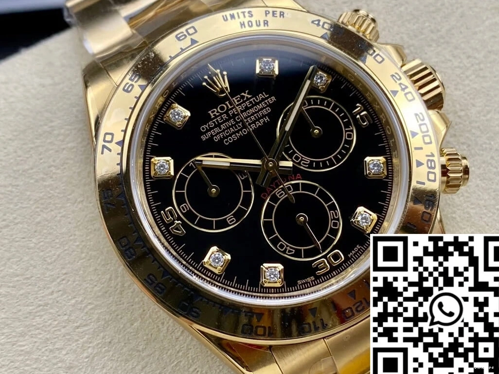 Clean M116508-0008 Rolex Diamond-set Cosmograph Daytona Factory Dial 1101